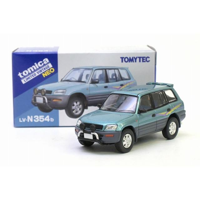 トミーテック LV-N354b トヨタ RAV4L V (水色／ グレー) 95年式 トミカ