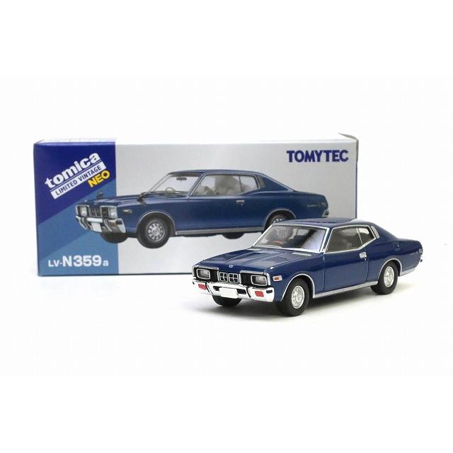 トミーテック LVーN359a 日産 グロリア 2ドアHT 2800 SGL (紺) 75年式