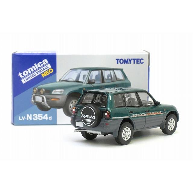 トミカ リミテッド、ビンテージリミテッド系 トミーテック LV-N354d トヨタ RAV4J V（緑／グレー）95年式 トミカ