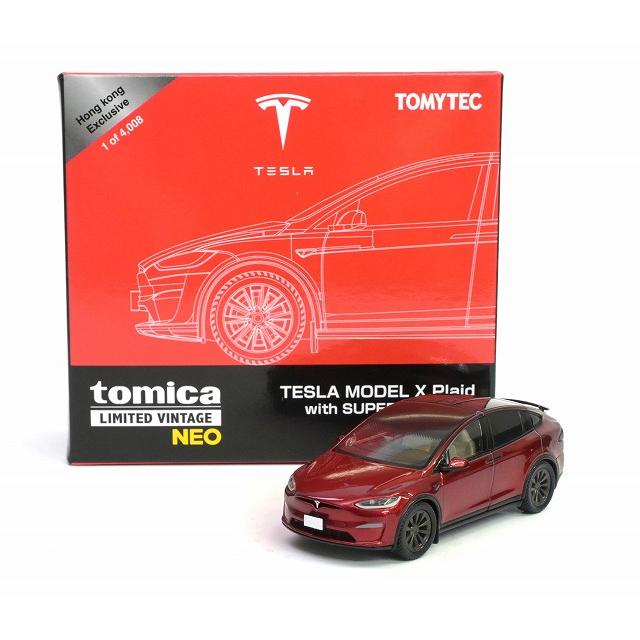 トミーテック テスラ モデルX Plaid レッド 香港限定 トミーテック 香港限定☆トミカリミテッドヴィンテージネオ テスラ