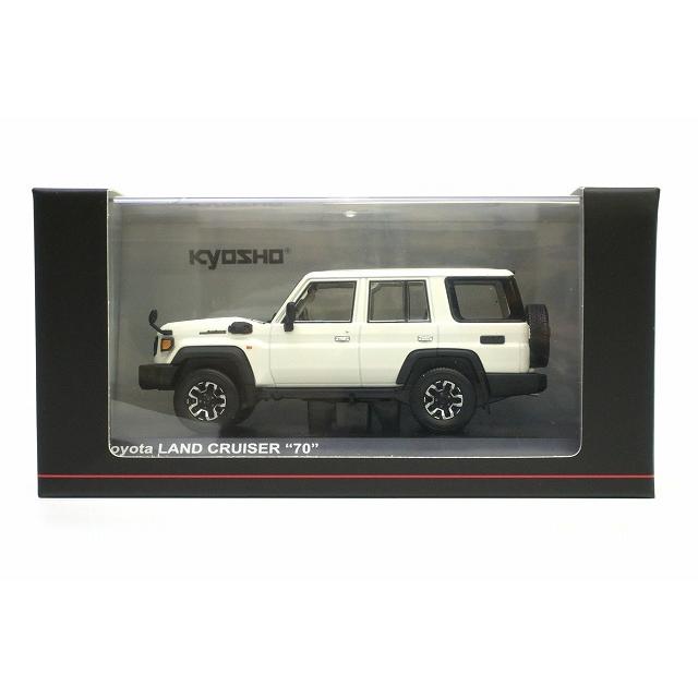 ☆1/43 トヨタ ランドクルーザー 70 (スーパーホワイト II) KYOSHO