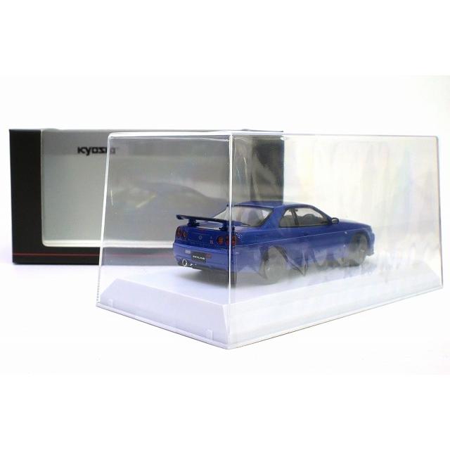 京商 ☆ 1/43 日産 スカイラインGT-R/R34 VスペックII (ベイサイドブル