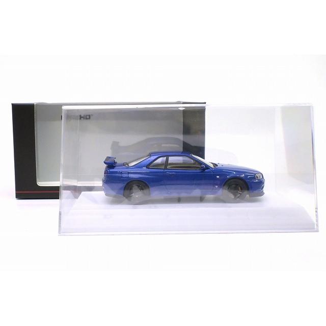 京商 ☆ 1/43 日産 スカイラインGT-R/R34 VスペックII (ベイサイドブル