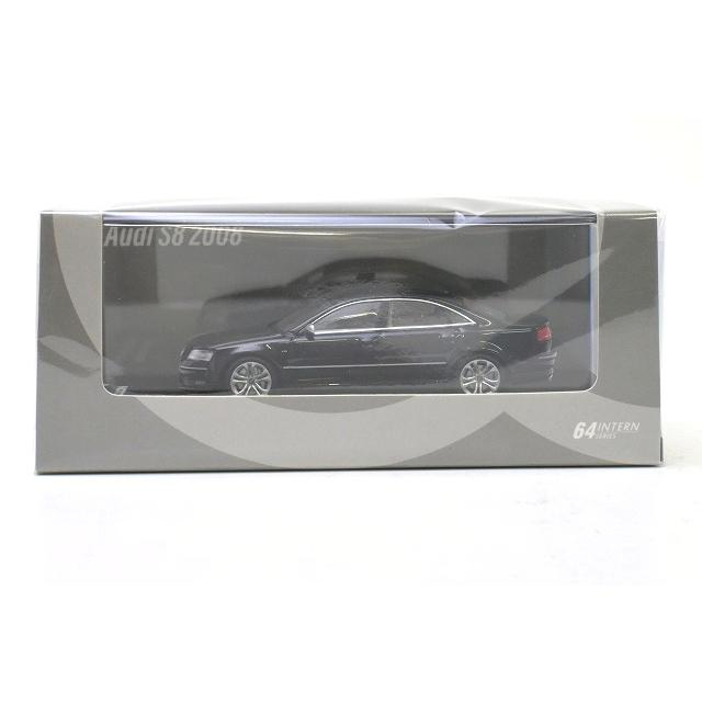 1/64 アウディ Audi S8 (D3) 2008 Brilliant Black MOTORHELIX