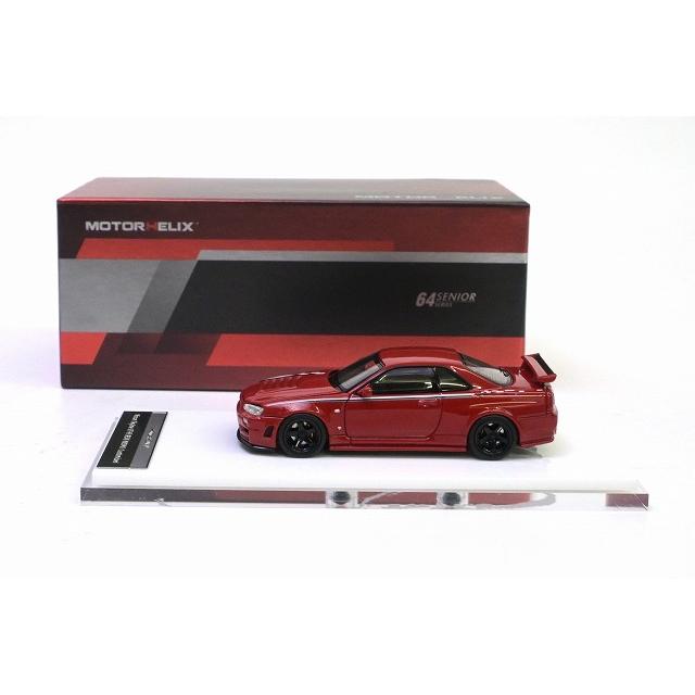 1/64 日産 スカイライン GT-R (R34) NISMO CUSTOMIZED Red MOTORHELIX