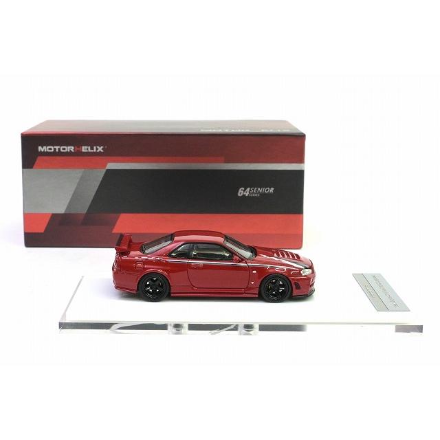 1/64 日産 スカイライン GT-R (R34) NISMO CUSTOMIZED Red MOTORHELIX