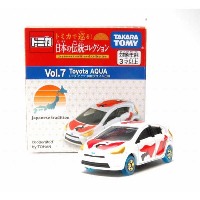トミカ トミカで巡る！日本の伝統コレクション Vol.7 トヨタ アクア