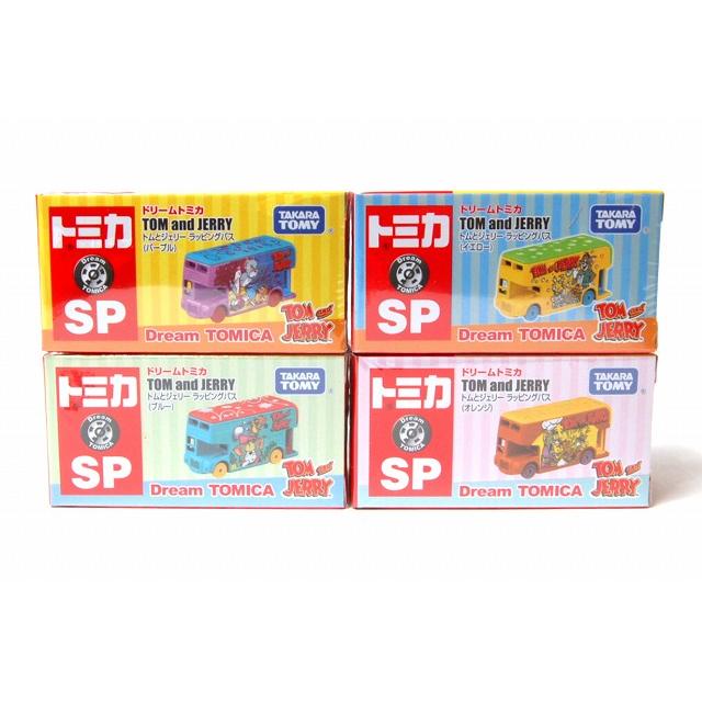 ドリームトミカ SP トムとジェリー ラッピングバス 4種セット