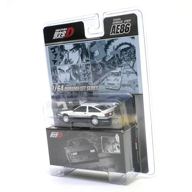 1/64 Toyota COROLLA LEVIN (AE86)/頭文字D 秋山 渉 VS 高橋 啓介