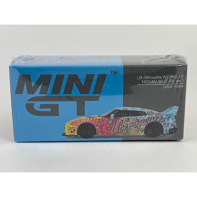 チェイスカー　MINIGT ミニGT　日産35GT-RR　LBWK KUMA 1/64スケール MINI GT「LB☆WORKS Nissan GT-R R35 Type 2 Rear Wing