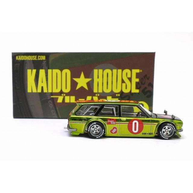 164 ダットサン 510 ワゴン OG Flo Yellow(右ハンドル) KAIDO☆HOUSE