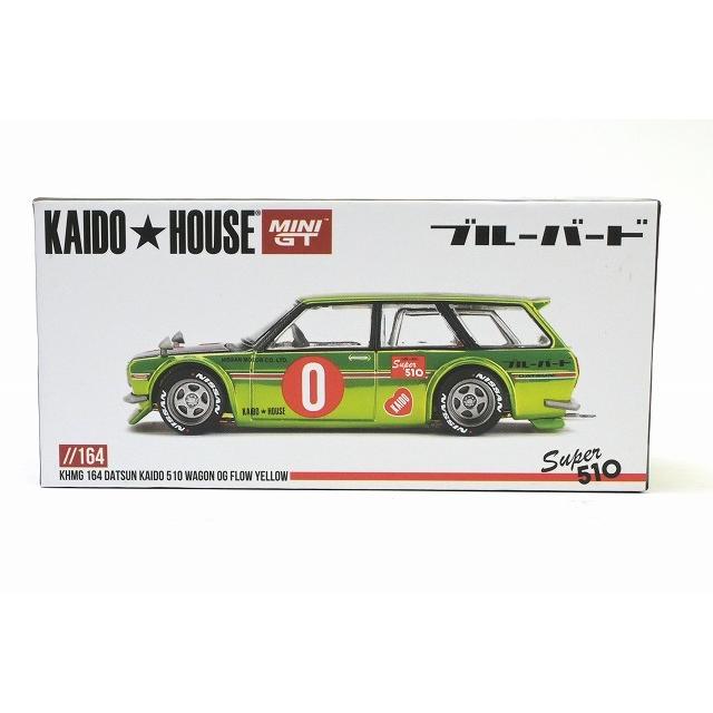 164 ダットサン 510 ワゴン OG Flo Yellow(右ハンドル) KAIDO☆HOUSE