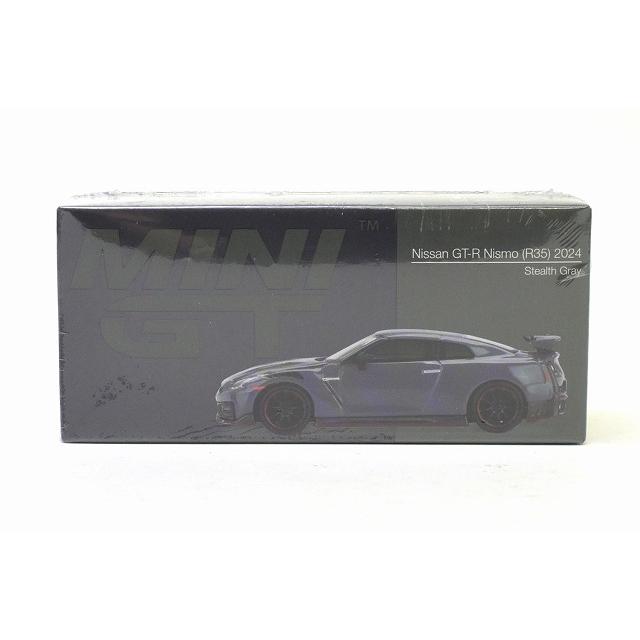 868 Nissan GT-R Nismo （R35）2024 ステルスグレー (左ハンドル) MINI