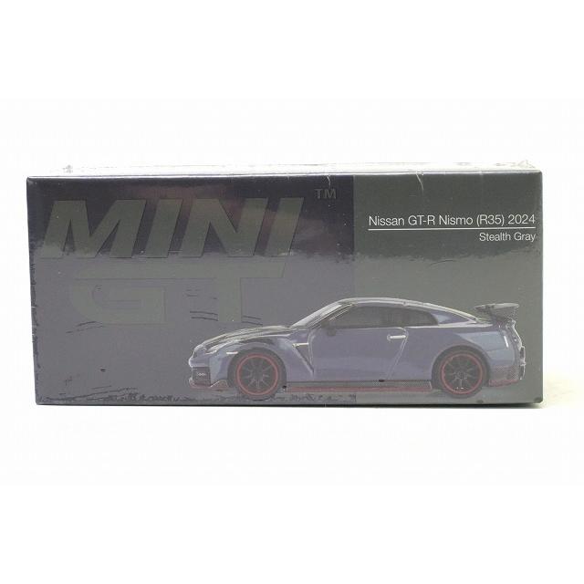 868 Nissan GT-R Nismo （R35）2024 ステルスグレー (右ハンドル) MINI