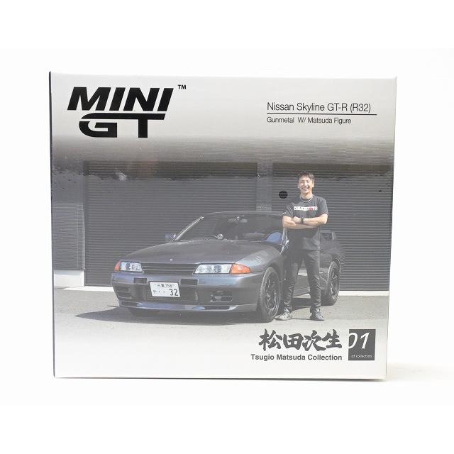 869 Nissan スカイライン GT-R R32 ニスモ ガンメタル 松田次生