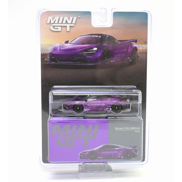 841 マクラーレン 720S LB☆Works パープル (左ハンドル) MINI GT