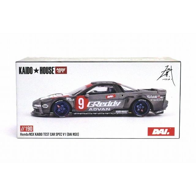LTDEDN NSX サイン入りKAIDO HOUSE ミニカーアゴーゴー 190 Honda NSX Kaido Test Car Spec V1 (左ハンドル) KAIDO☆HOUSE