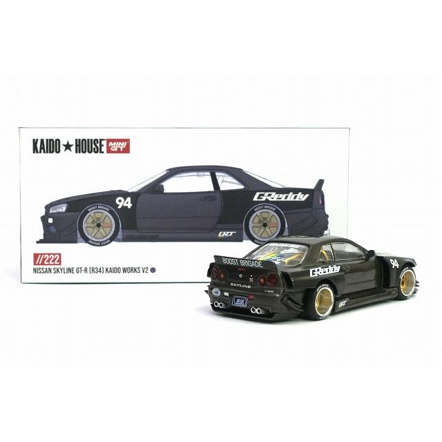 222 Nissan スカイライン GT-R (R34) Kaido Works GReddy V2 (右