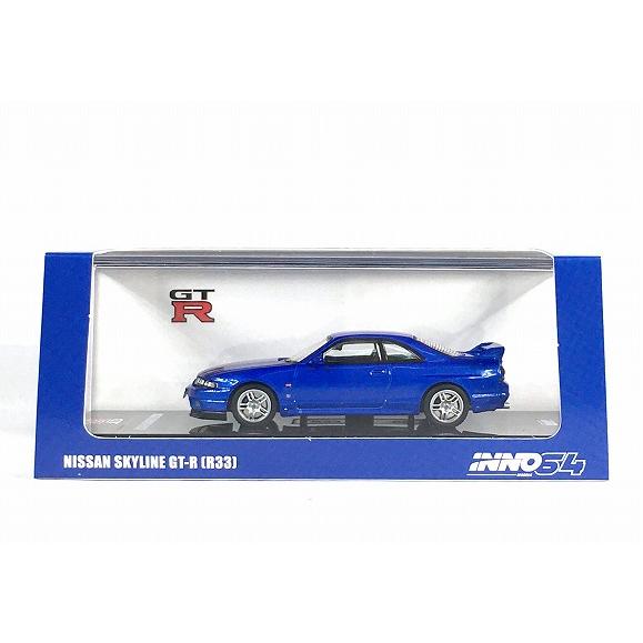 ☆日産 スカイライン GT-R (R33) ベイサイドブルー INNO64 ☆日産 スカイライン GT-R (R33) ベイサイドブルー INNO64