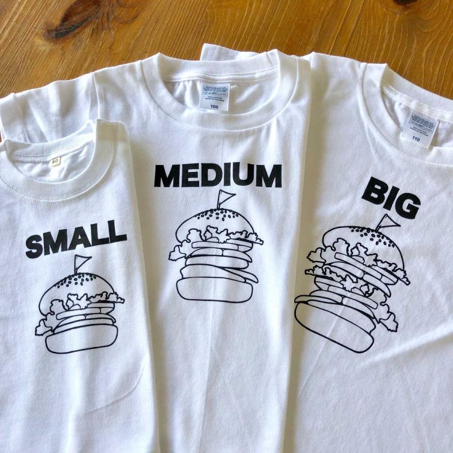 3人兄弟姉妹でおそろい ハンバーガー Small Medium Big プリント Tシャツ3枚組ギフトセット 出産祝い プレゼント Bg022 Iicoto Baby Gift 通販 Yahoo ショッピング