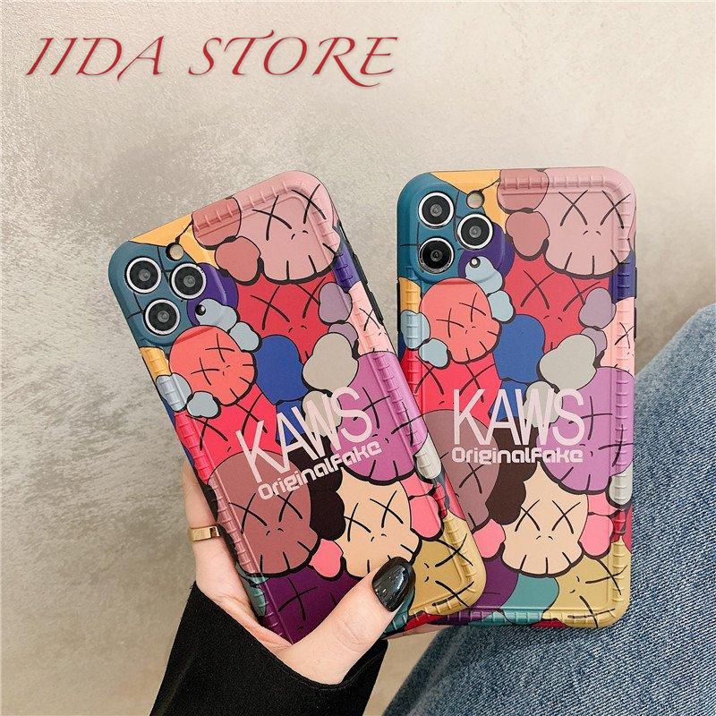 Iphone12 12pro 12max カラフル Kaws カウズ 可愛い 落下防止 Iphoneケース スマホケース Sjk イイダストア 通販 Yahoo ショッピング