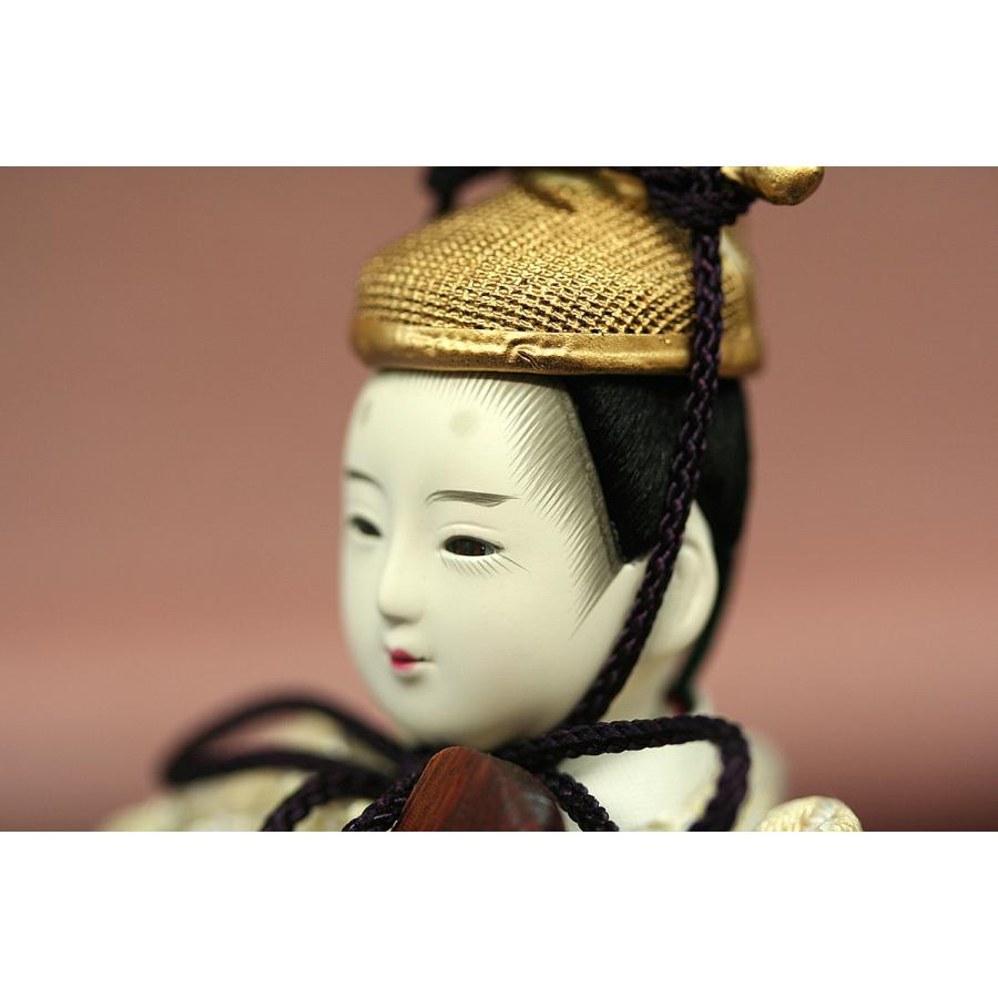 雛人形 おひなさま 衣裳着人形 葵 創作葵 49G4907 白/ピンク 一式 [D3-3485]