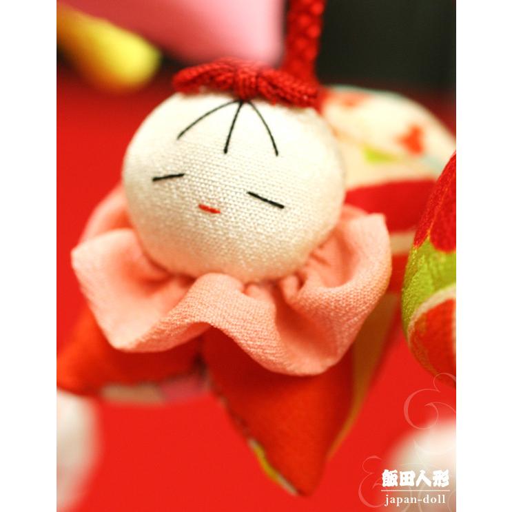 つるし飾り つるし雛 正絹古布 手縫い 凪（なぎ）台付 一式 104875 [DC