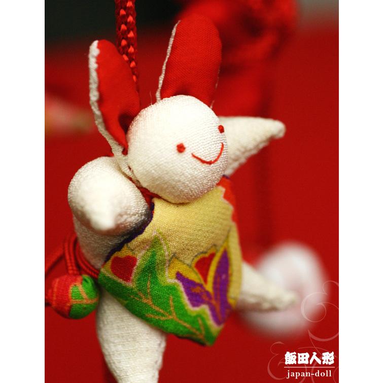 つるし飾り つるし雛 正絹古布 手縫い 楓（かえで）台付 一式 104868