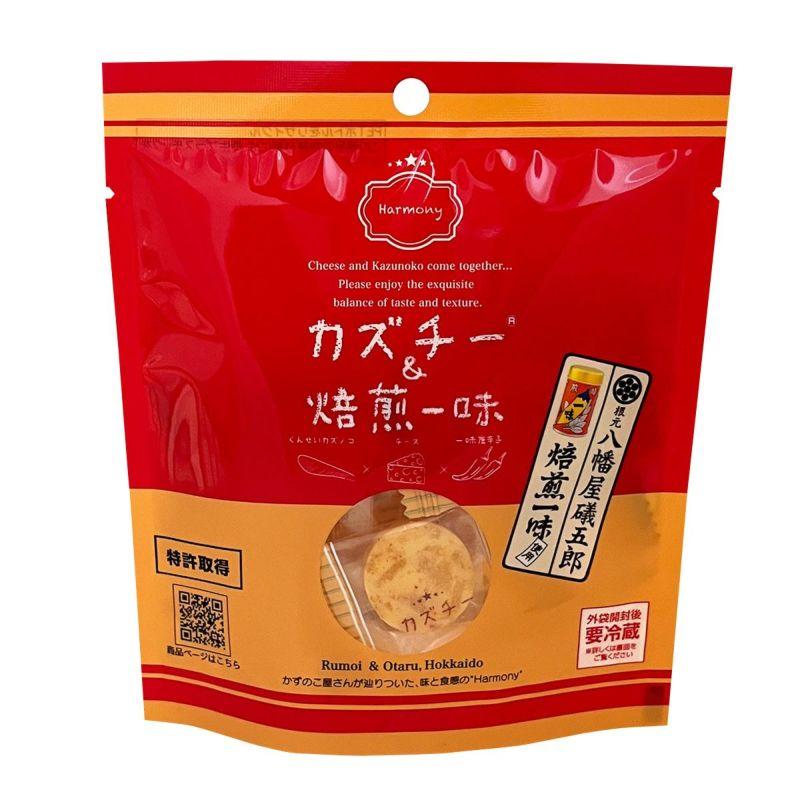 井原水産 八幡屋礒五郎コラボ カズチー 焙煎一味 3袋 数の子 チーズ