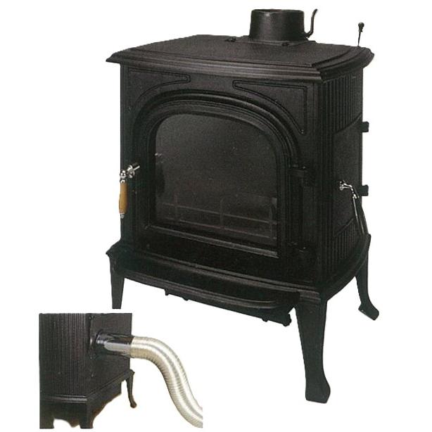 薪ストーブST-246E 暖房面積約25〜35坪 煙突径150mm【配送は営業所