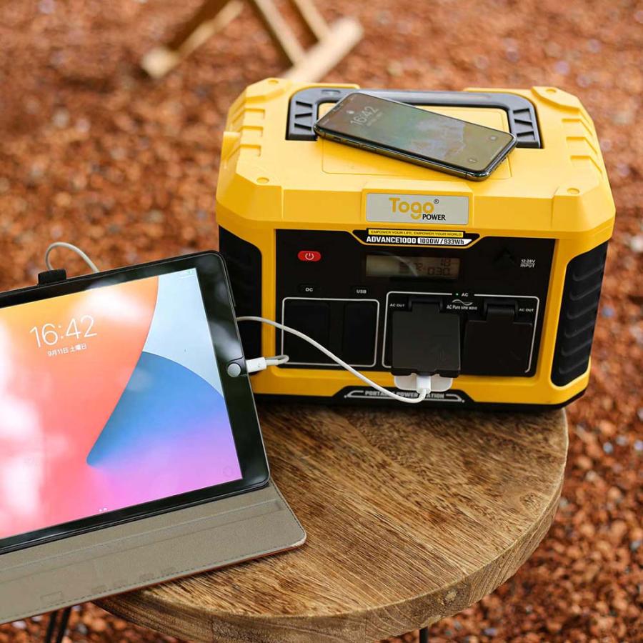 Togo　POWER　トゥーゴーパワー　ポータブル電源ADVANCE　AD1000Y_2
