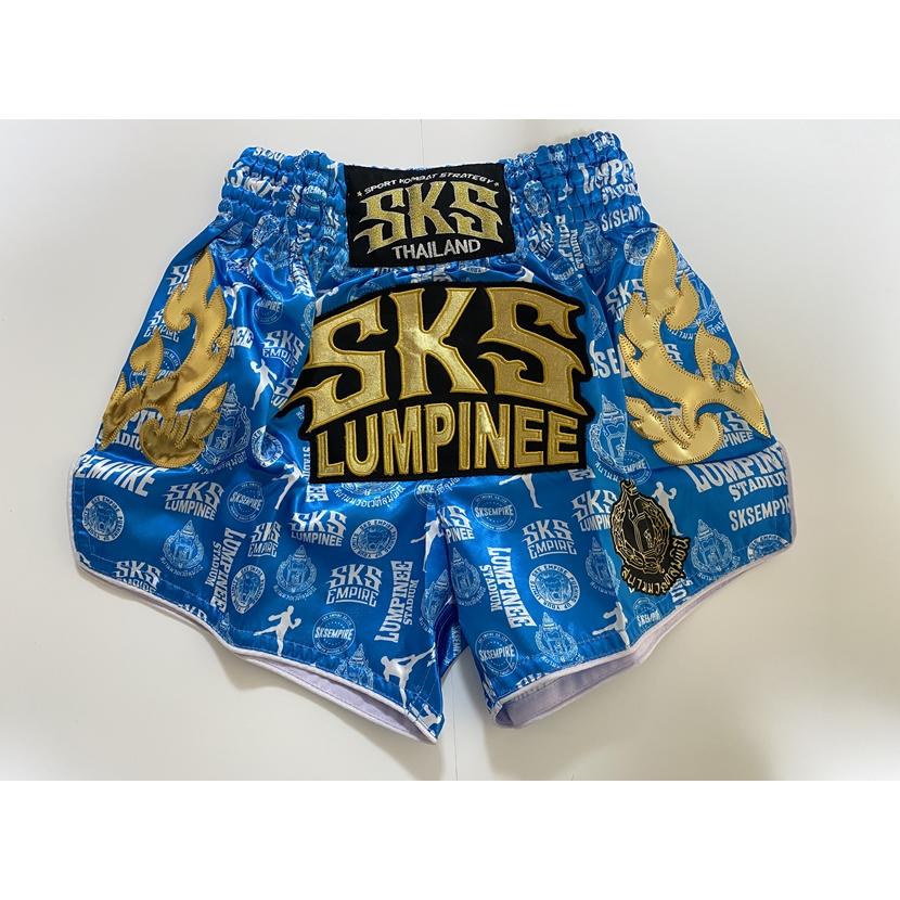 SKS EMPIRE ムエタイパンツ・キックボクシングパンツ 格闘技 水色