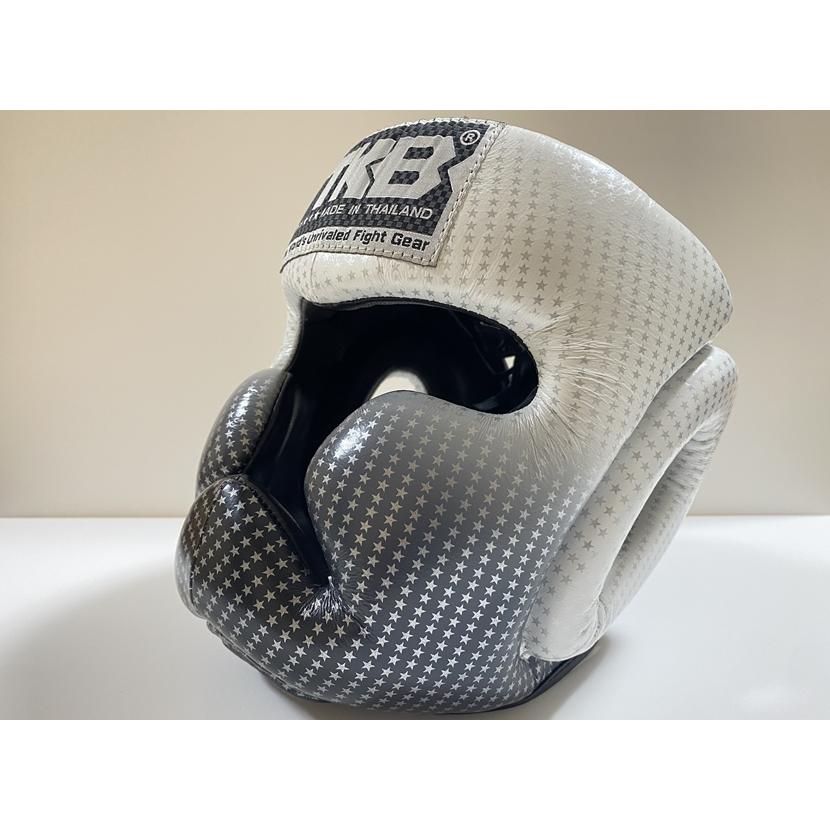 TOP KING(トップキング) 本革製 ヘッドギア【シルバー】 : イイじゃん