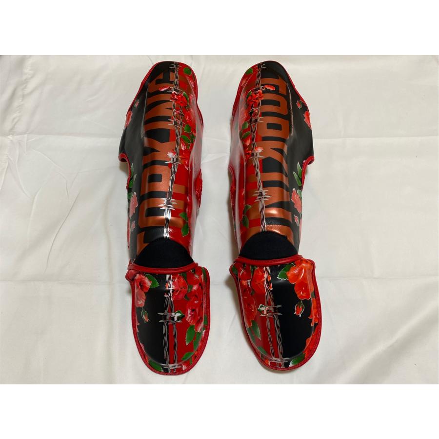TOP KING(トップキング) セミレザー製 レガース・シンガード・脛あて