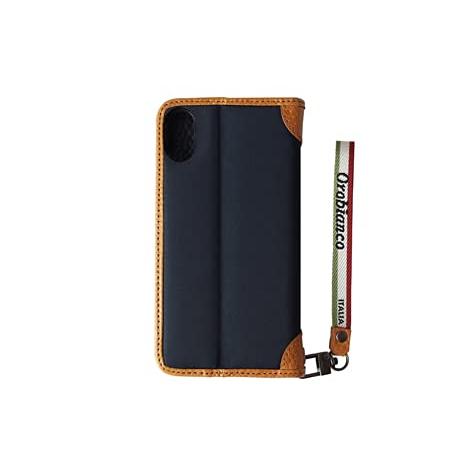 iPhoneX/XS用 オロビアンコOrobianco Book case/Navy　紺　高級感 4573431680739｜iikakakustore｜02