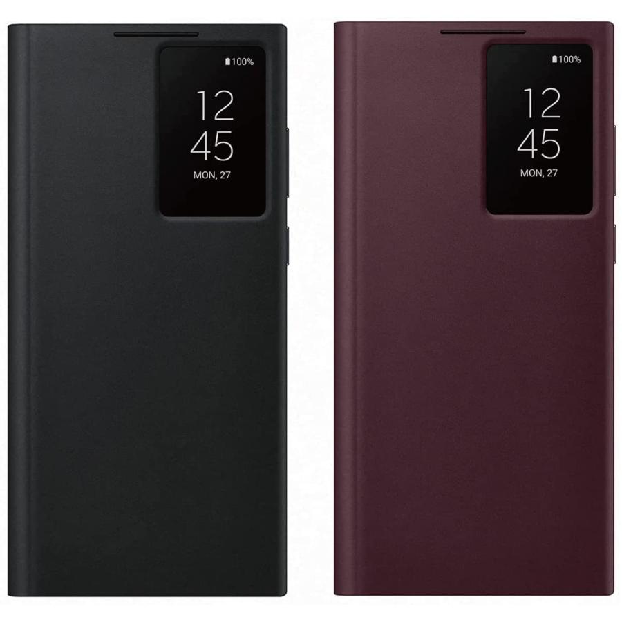 Galaxy S22 Ultra 5G ケース 純正 スマートクリアビュー SMART CLEAR