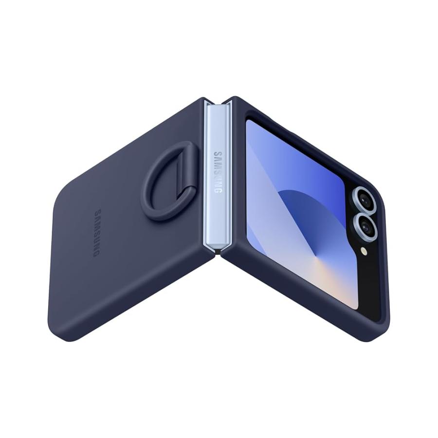 Galaxy Z Flip6 5G ケース 純正 シリコンケース リング付
