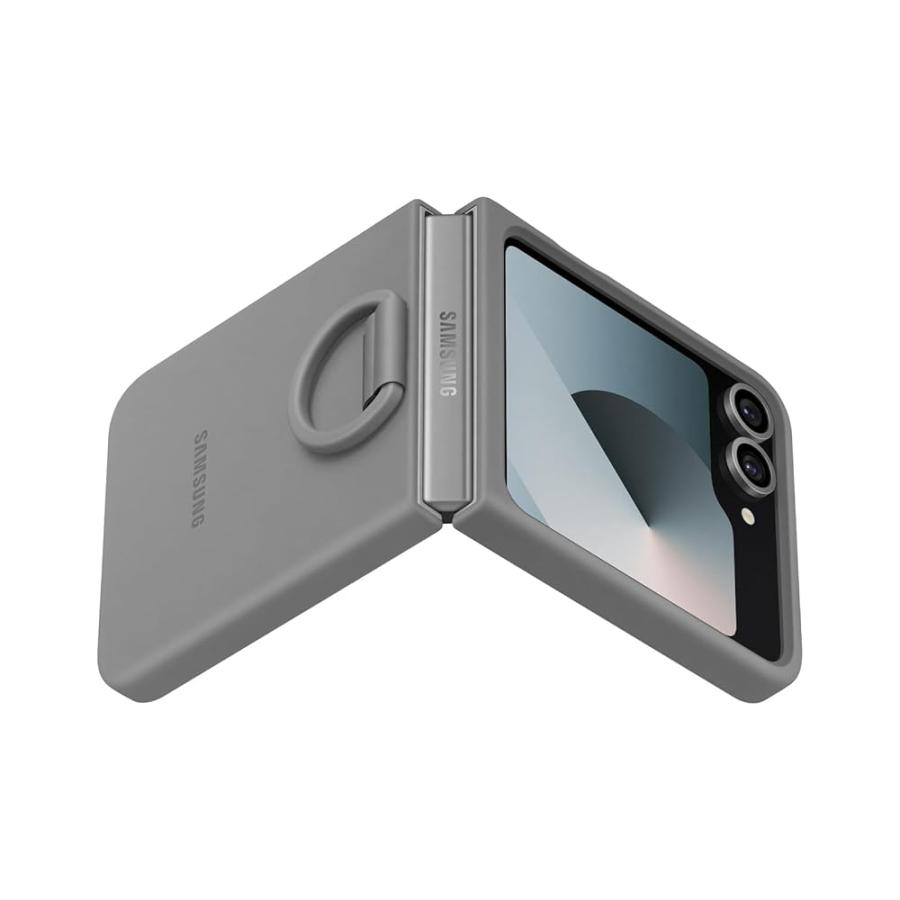 Galaxy Z Flip6 5G ケース 純正 シリコンケース リング付