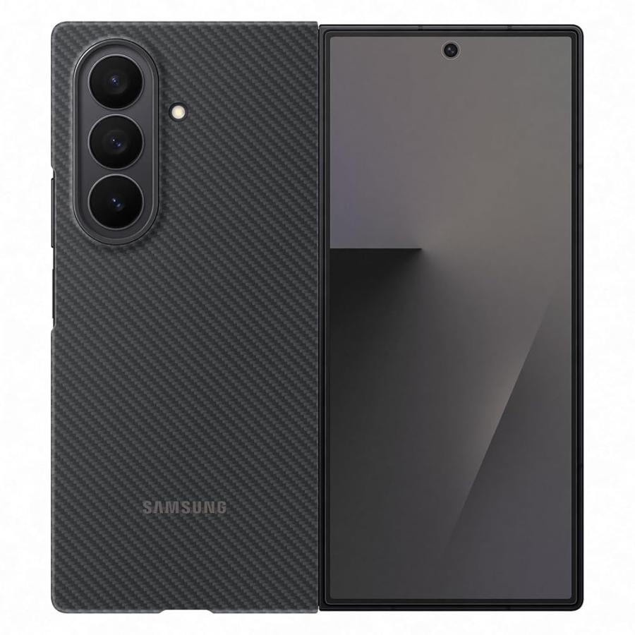 Samsung Galaxy Z Fold7 Carbon Shield Case｜ブラック｜スマホケース