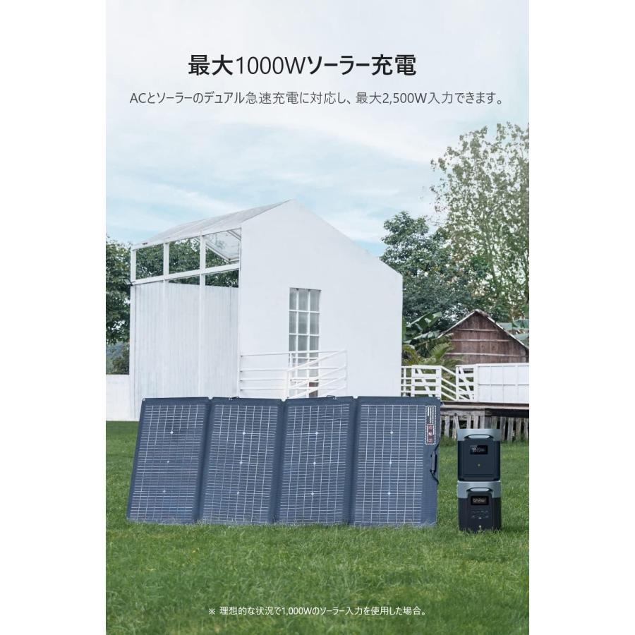 整備済品】EcoFlow DELTA 2 Max 専用エクストラバッテリー 2048Wh 容量