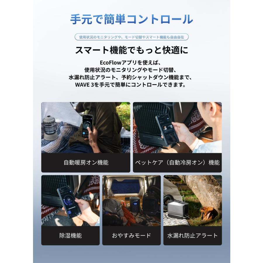 整備済品】EcoFlow WAVE 3 ポータブルエアコン 2026年新型 排水安定