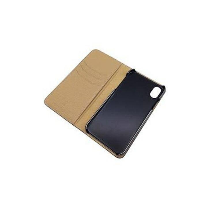 LORNA PASSONI Kipskin Leather Folio Case for iPhone XR/カーキ 4580395276922｜iikakakustore｜04