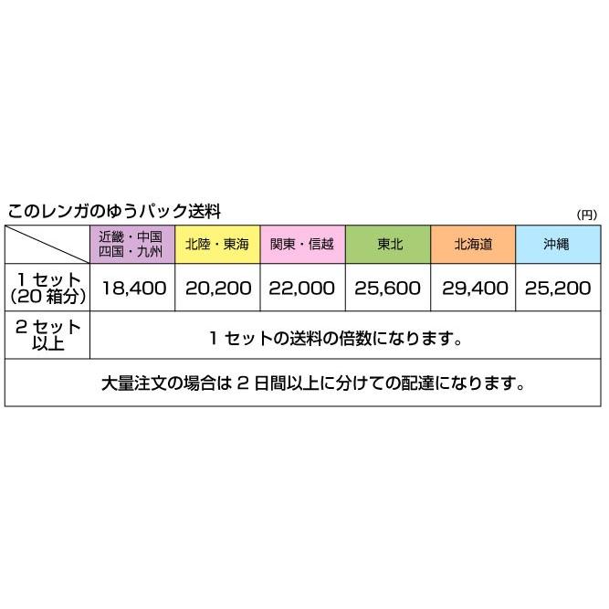 アンティークレンガ ５割刻印入り120個セット(別途ゆうパック20個分の送料が必要です)　煉瓦 庭 花壇 刻印 ガーデン おしゃれ アンティークレンガ｜iiland｜02