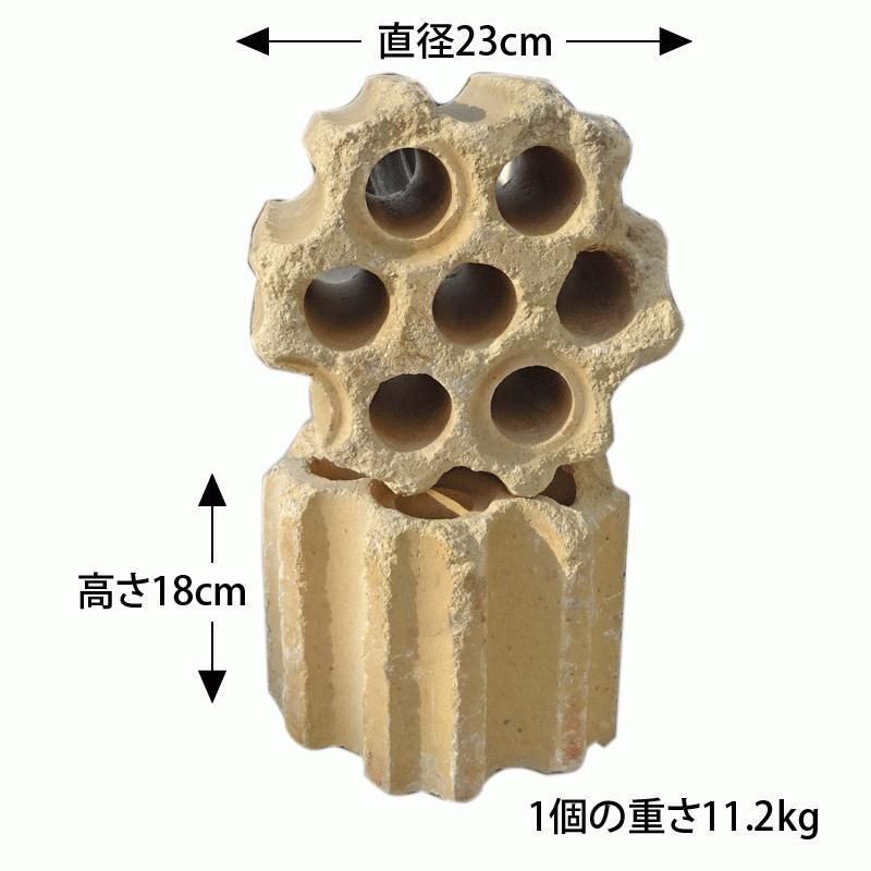オブジェ レンガ はちの巣（大）2個 送料込みセット（北海道＋送料300円） アンティークレンガ かわいいガーデニング  DIY 庭 花壇 刻印 ガーデン おしゃれ 煉瓦 |  | 01