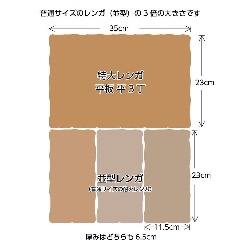 レンガ アンティークレンガ 特大 平板 2個送料込セット（北海道＋300円）敷きレンガ 庭 国産 花壇 ブロック タイル ガーデニング おしゃれ  耐火煉瓦 |  | 04