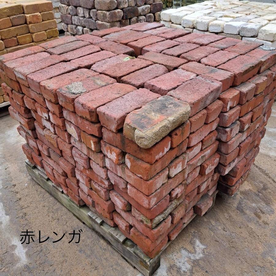 レンガ ブロック タイル アンティークレンガ 赤レンガ 1パレット（400