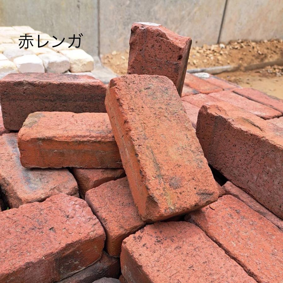 レンガ ブロック タイル アンティークレンガ 赤レンガ 1パレット（400