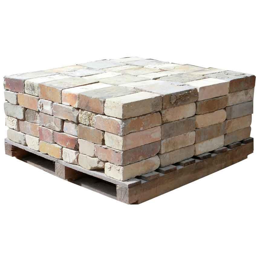 レンガ ブロック タイル アンティークレンガ 淡色大小セット送料込み