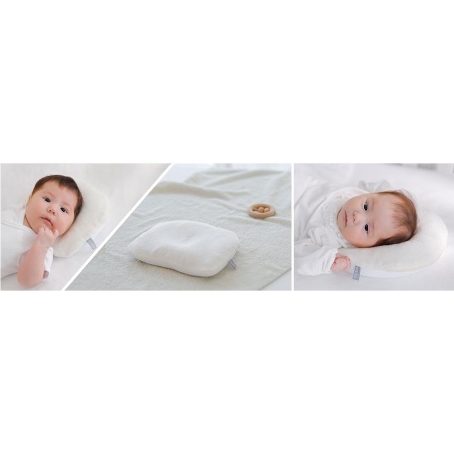 iimin ベビーピロー プレミアム　赤ちゃんの頭の形、安眠と寝心地にもこだわった枕　約 幅21×長さ27cm |  | 01