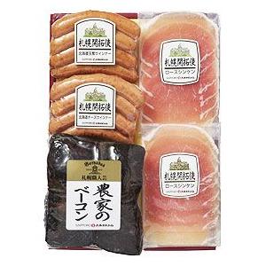 ベーコン ウインナー ハム 札幌開拓使 農家のベーコン・ウインナー・生ハムセット | 